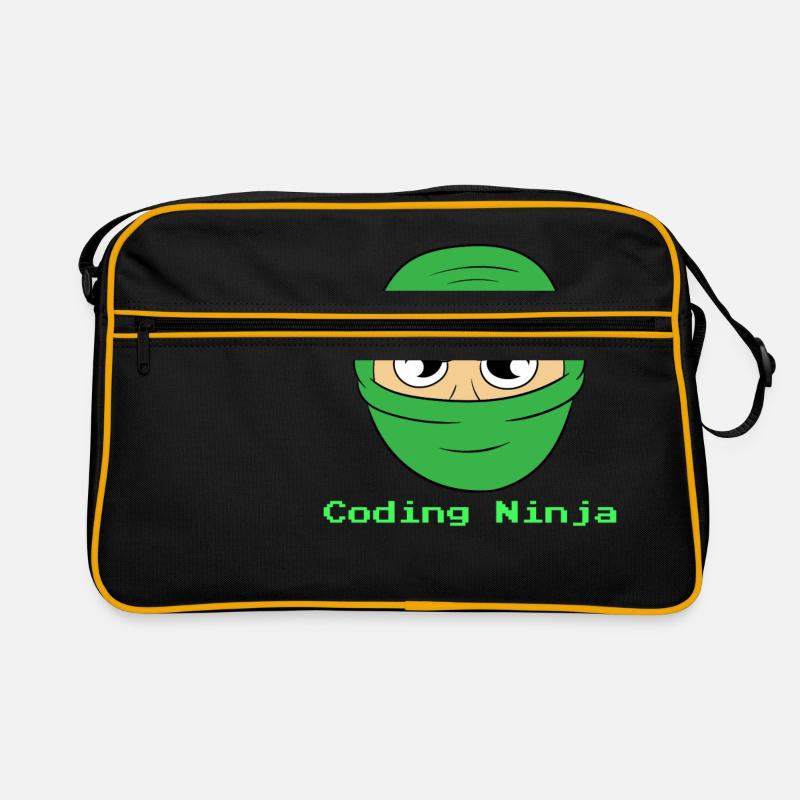 Coding Ninja Karate Martial Arts Fencer Ninja Retro Bag