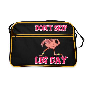 Flock Wings Lake Bird Tumbling Rio Gymnast - Sac Retro - noir/or - Devant