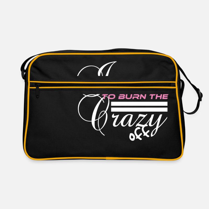 Nice Running Tee For Runners With Saying "I Run Retro Tasche