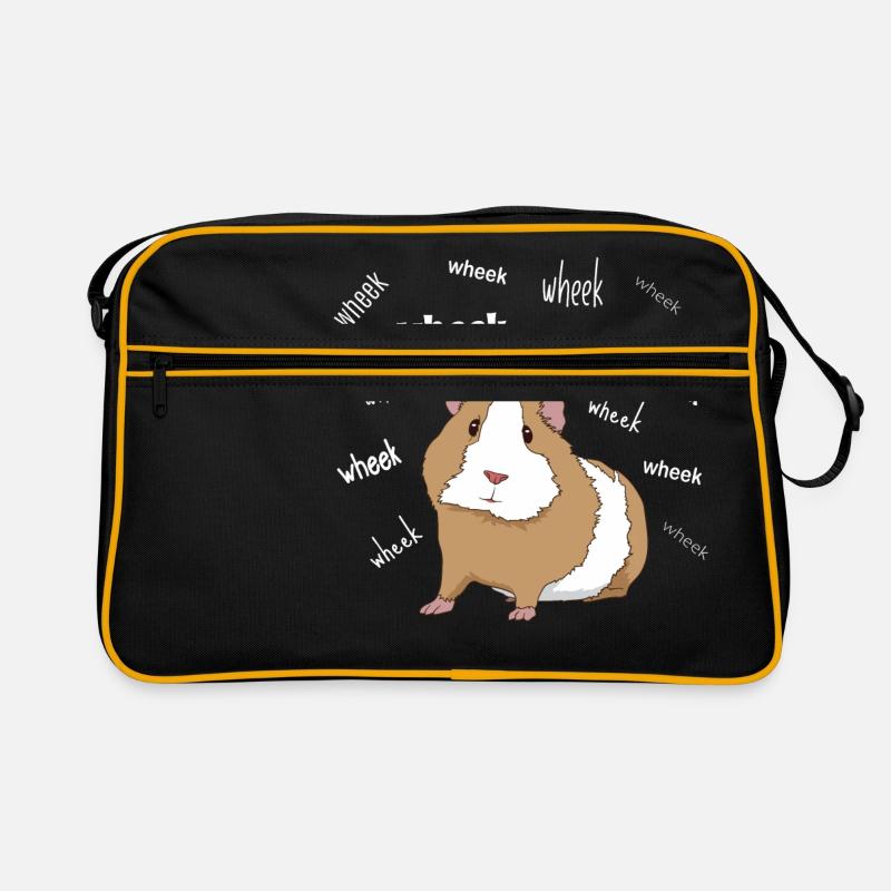 Wheek Mignon Cochon d'Inde Chemise Pour Les Sac Retro