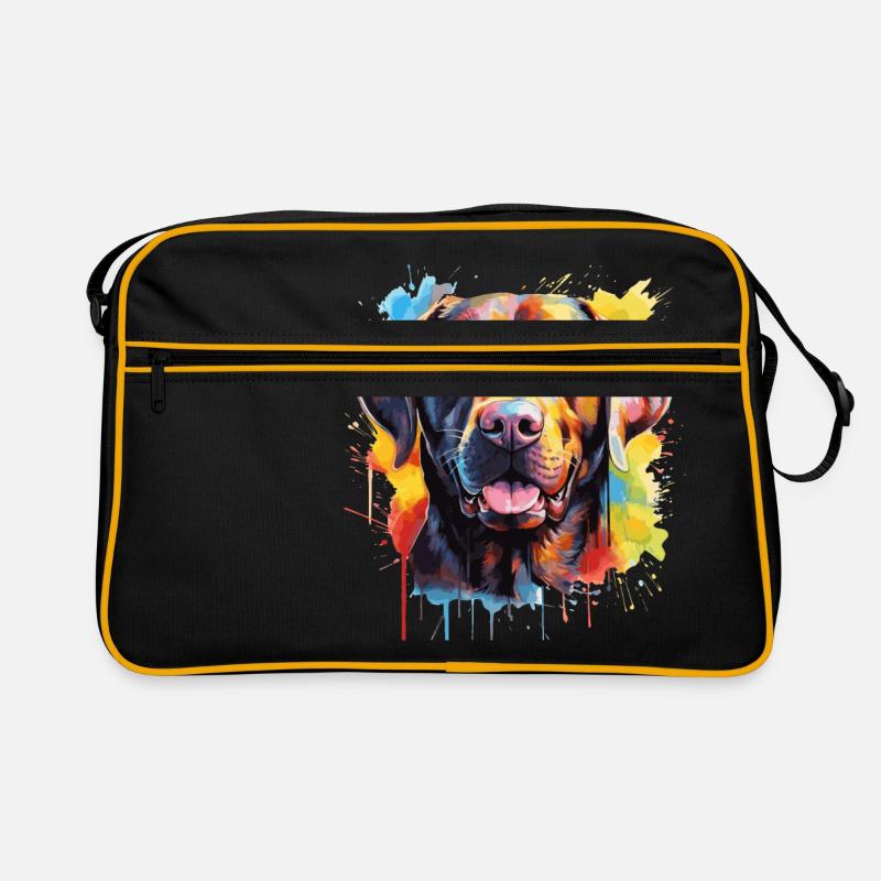 Labrador - Sac Retro - noir/or