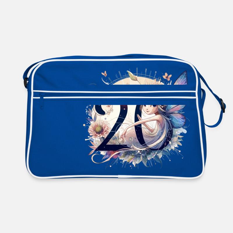 20 ans fée elfe mignon blonde cadeau d’anniversaire Sac Retro