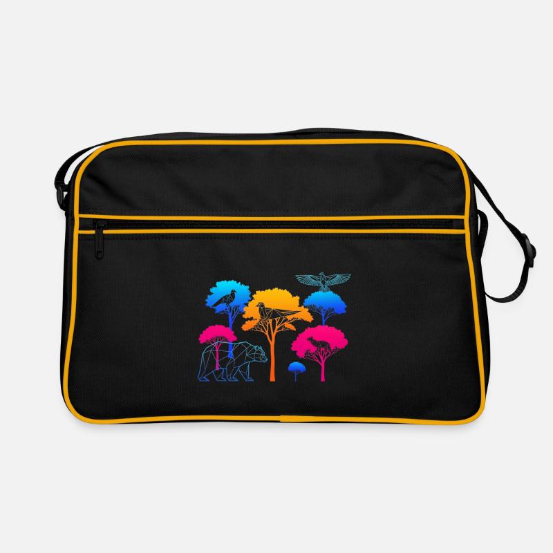 Neon Forest Retro Tasche