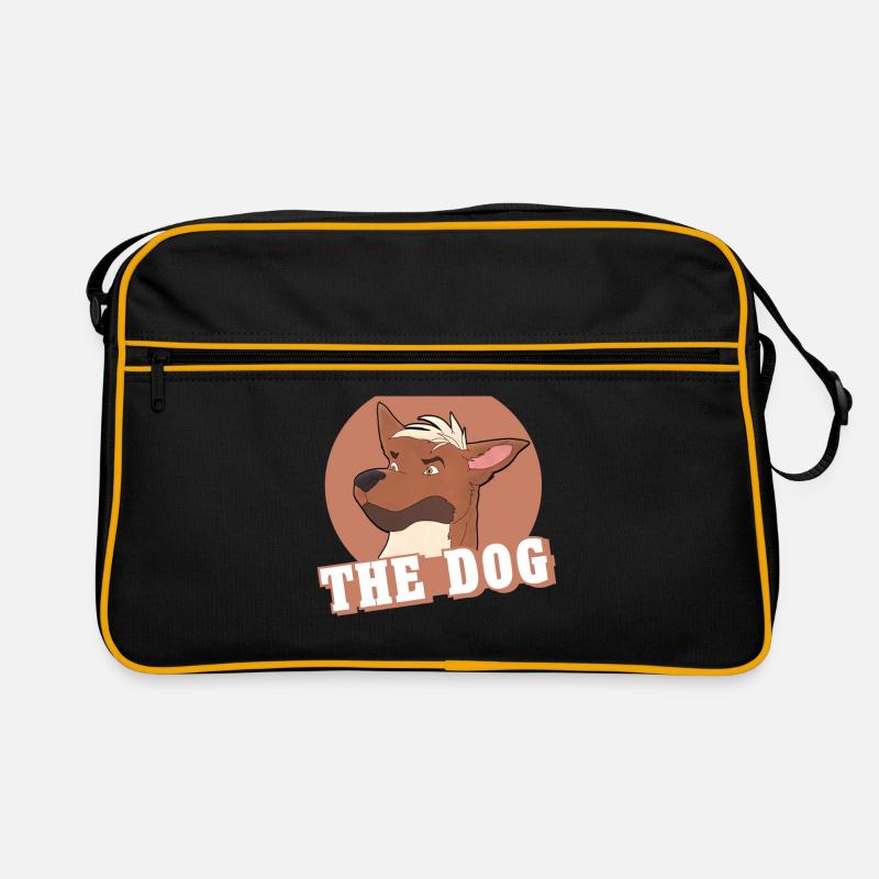 Der Hund Retro Tasche