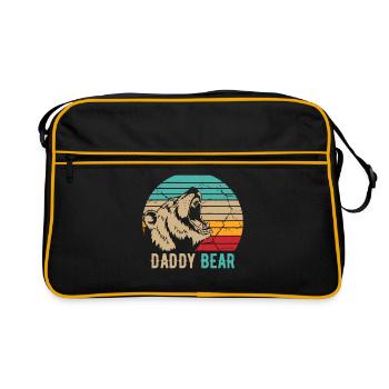 Papa Ours - Sac Retro - noir/or - Devant