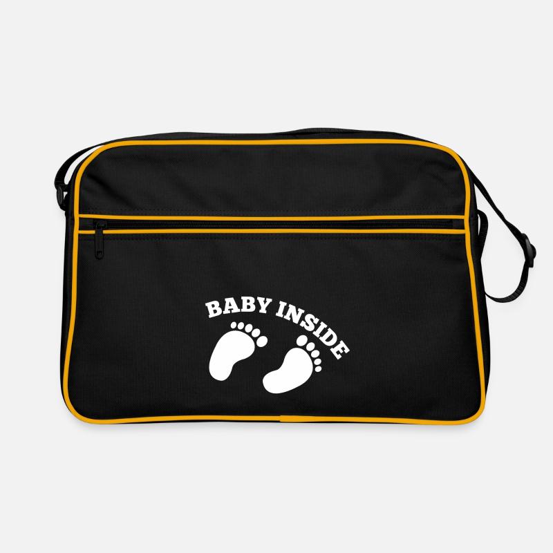 bébé inside enceinte Sac Retro