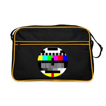 Colour test card - Retro Bag - black/gold - Front