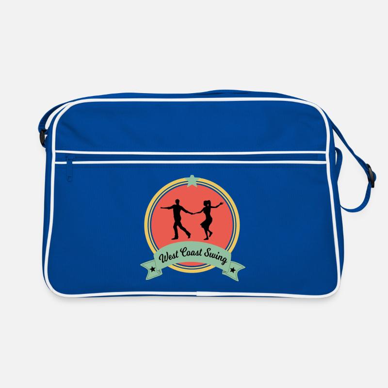 West Coast swing WCS westie dancing gift dance Retro Bag