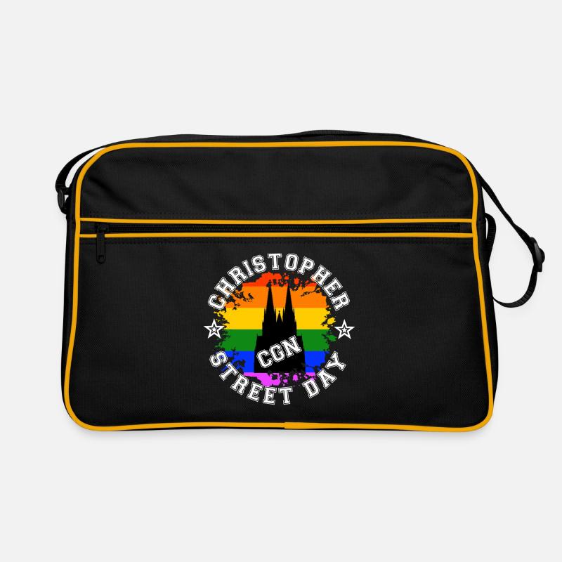 CSD Cologne Rainbow Gay Pride LGBT Sac Retro