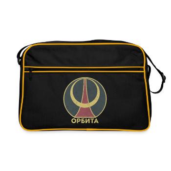 Orbit Gagarin Sputnik Space Russia Astronaut - Retro Bag - black/gold - Front