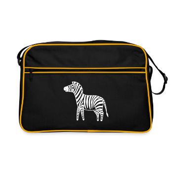 Doppler effet cadeau arbre physique physicien - Sac Retro - noir/or - Devant