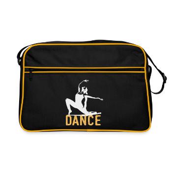 Modern Dance Dance Ballet - Retro Bag - black/gold - Front