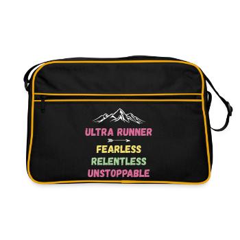 Ultra Runner - Intrépide. Implacable. Imparable. - Sac Retro - noir/or - Devant
