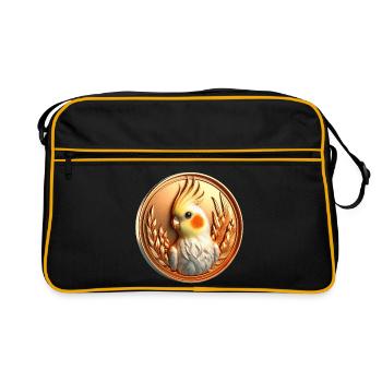 Médaille (05) - Sac Retro - noir/or - Devant