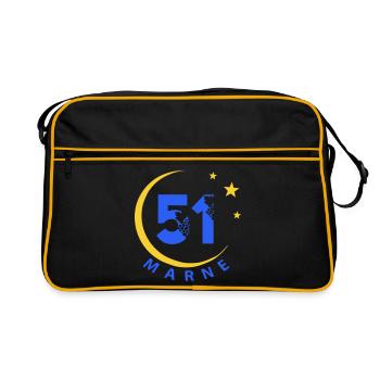 51 - Sac Retro - noir/or - Devant