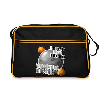 I am more the Mercury kind o' person - Retro Bag - black/gold - Front