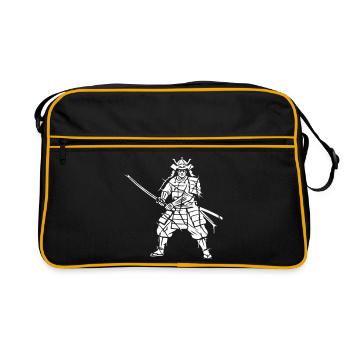 Vecteur artistique de mosaïque slime Samouraï - Sac Retro - noir/or - Devant