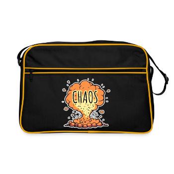 Absolute CHAOS! - Retro Bag - black/gold - Front