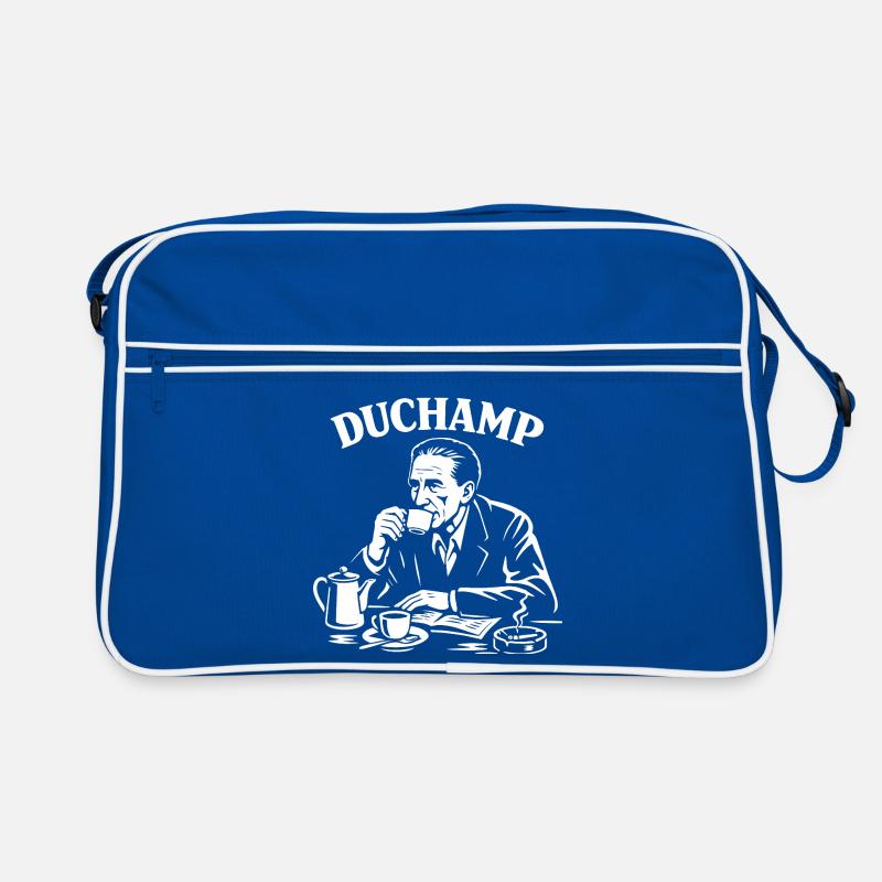 Marcel Duchamp Dada Kaffeeporträt Retro Tasche