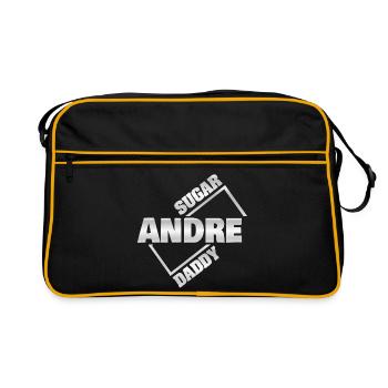 Money Andre - Retro Bag - black/gold - Front