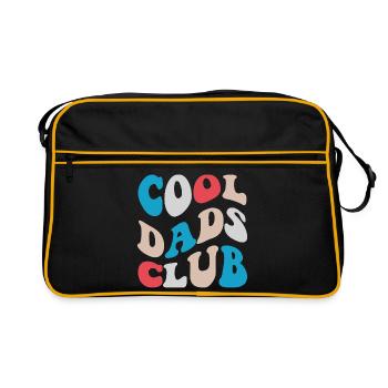 Cool Dads Club Retro Typo - Retro Bag - black/gold - Front