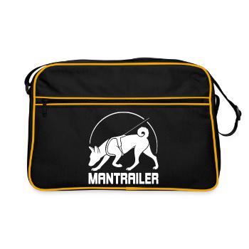 Basenji MANTRAILER Chiens de recherche Chiens Wilsigns - Sac Retro - noir/or - Devant
