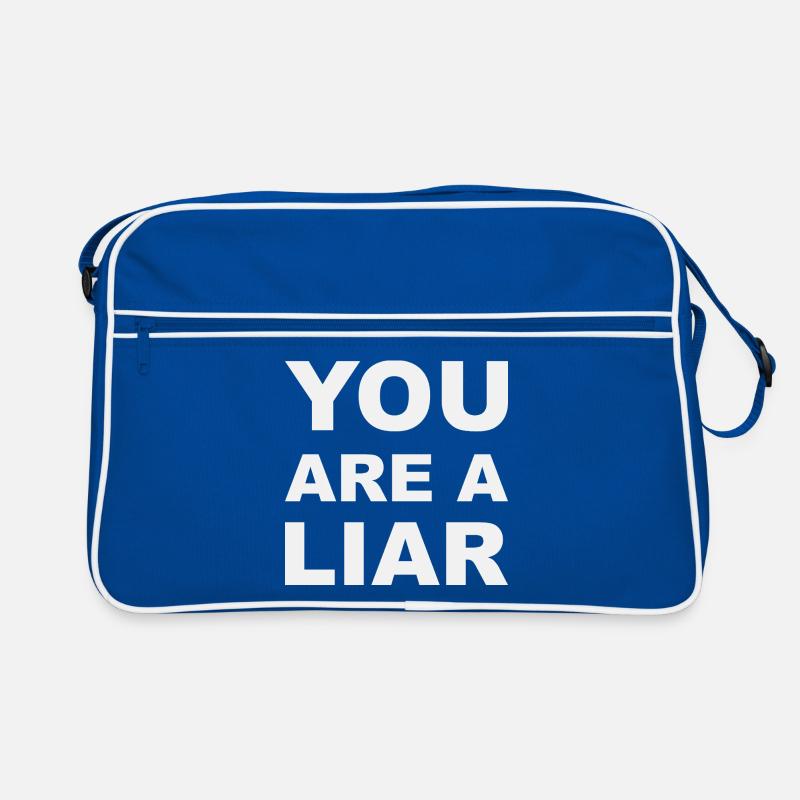 Lügner Lugner White Retro Tasche