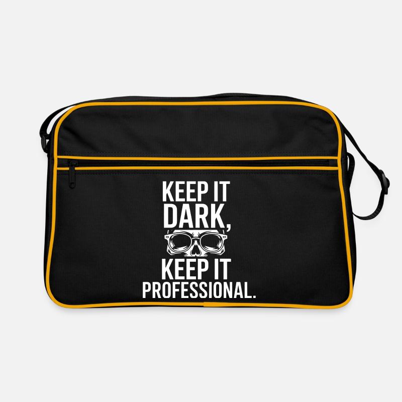 Keep It Dark Skull Pro Retro Tasche