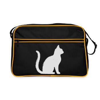 Cat - Retro Bag - black/gold - Front