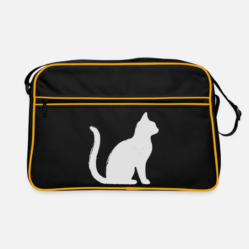 Katze Retro Tasche
