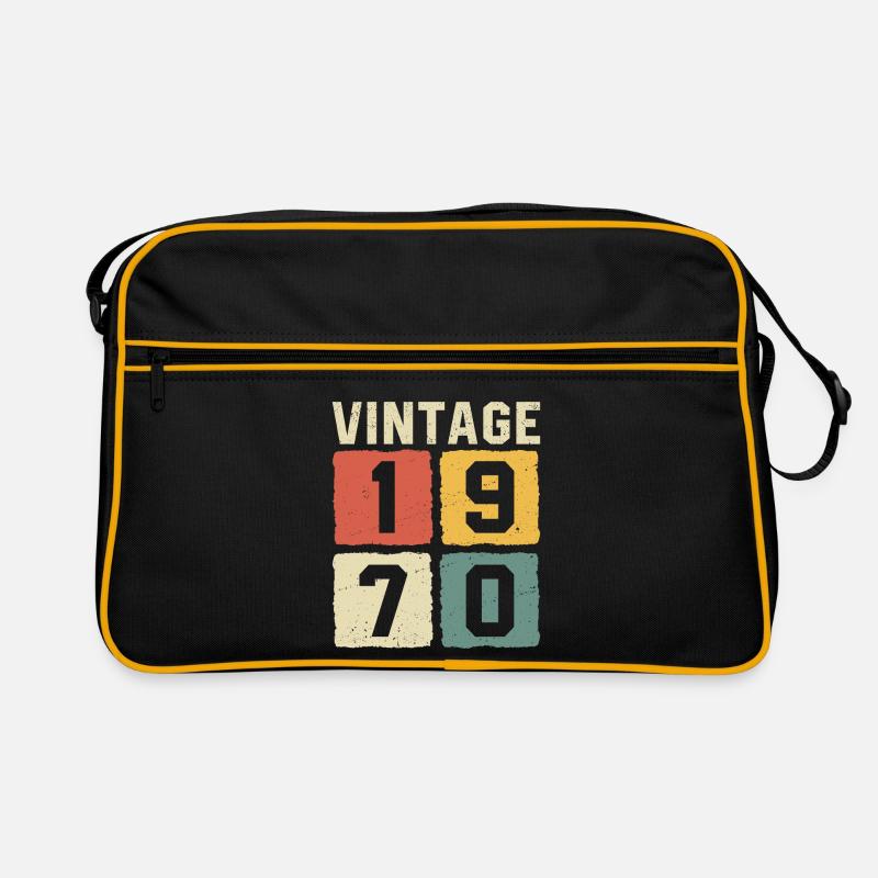 Vintage 1970 Born 1970 Retro Bag