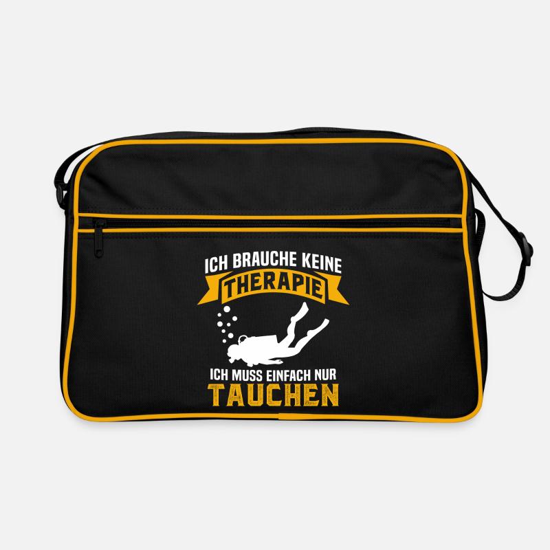 Ich brauche ich muss einfach nur Tauchen Retro Tasche