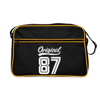 1987 Original 87 born 1987 - Retro Bag - black/gold - Front