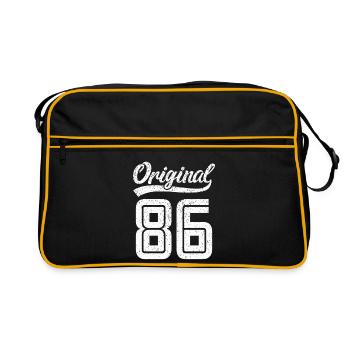 1986 Original 86 Né en 1986 - Sac Retro - noir/or - Devant