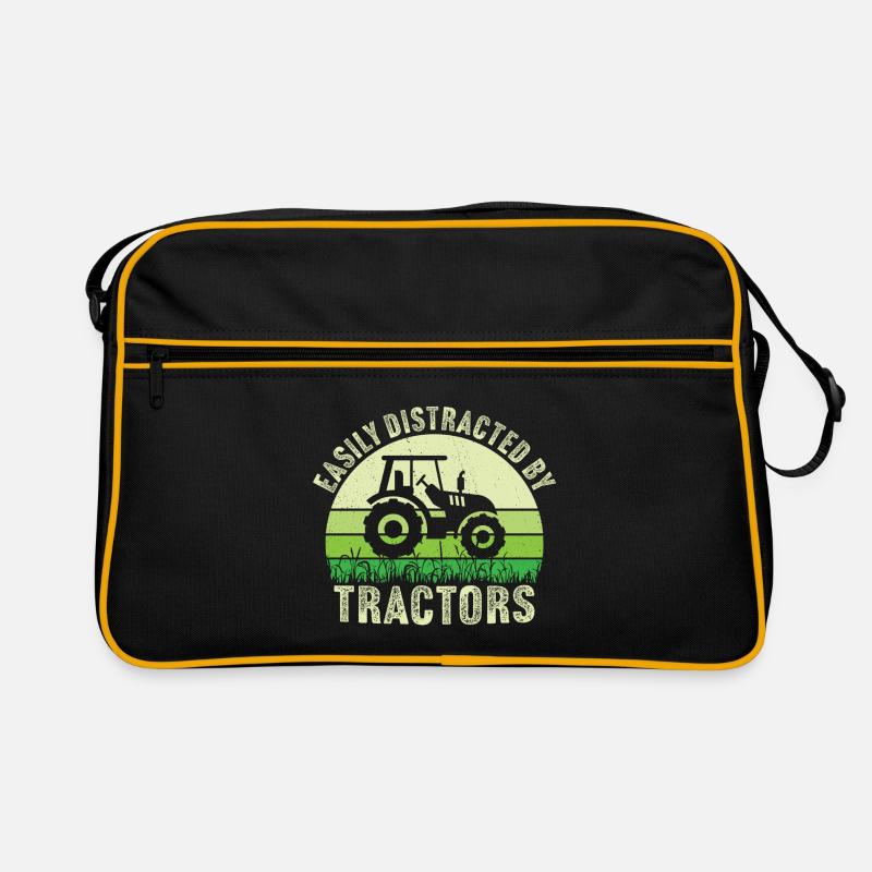 Facilement distrait par les tracteurs Sac Retro