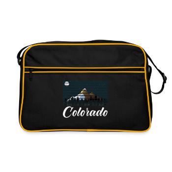 Colorado - Retro Bag - black/gold - Front