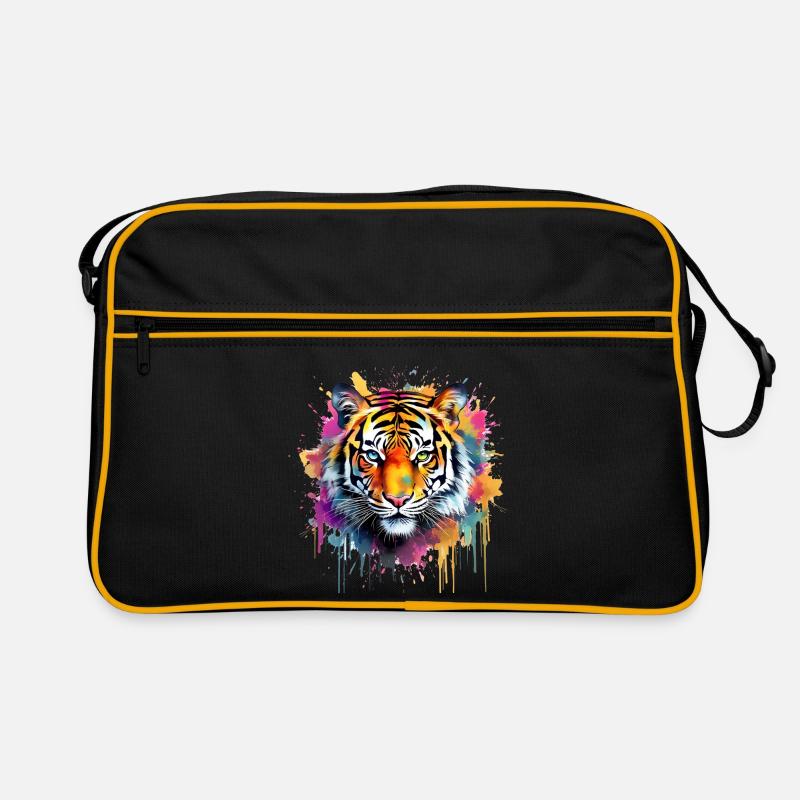 Tiger - Retro Bag - black/gold