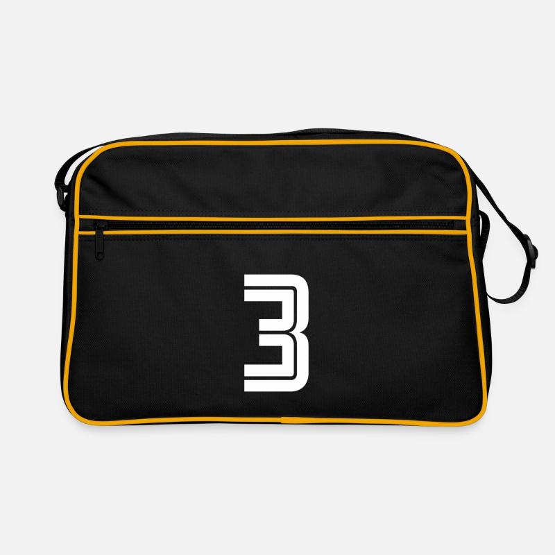Trikotnummer 3 – Geschenk zum 3-jährigen Jubiläum Retro Tasche