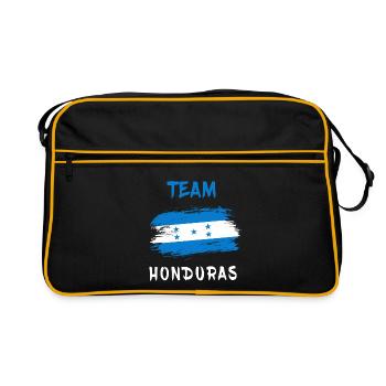 Honduras team flag design - Retro Bag - black/gold - Front