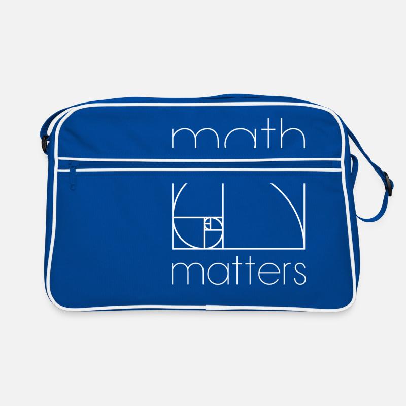 MATH MATTERS MATHEMATIK SHIRT Retro Tasche