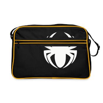Araignée araignée araignée jambes de peur net de Noël - Sac Retro - noir/or - Devant