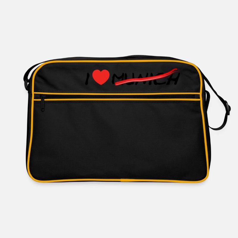 Leipzig ist das neue Munich / Bayern / Geschenk Retro Tasche