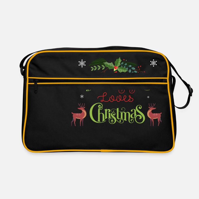 Noël Guy Amour de Noël cadeau de Noël Sac Retro