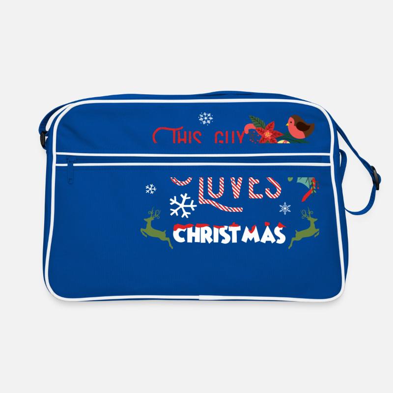 Noël Guy Amour de Noël cadeau de Noël Sac Retro