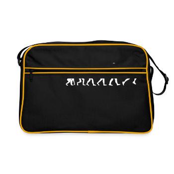 Marathon T-Shirt · Evolution · Runners · Sports - Retro Bag - black/gold - Front