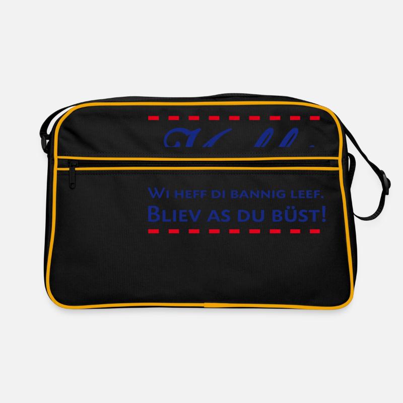 Mudder Muddern Plattdeutsch Muttertag Mama Mutter Retro Tasche