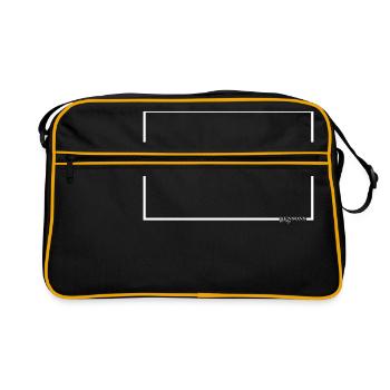 #dummywerfer | Vêtements pour animaux - Sac Retro - noir/or - Devant