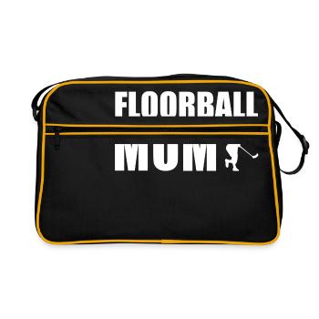Floorball MOM - Sac Retro - noir/or - Devant