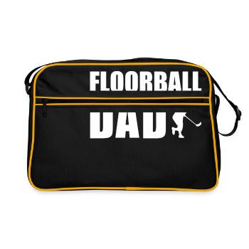 Floorball DAD - Sac Retro - noir/or - Devant
