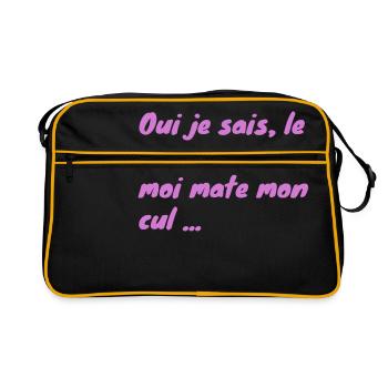 Blague - Sac Retro - noir/or - Devant
